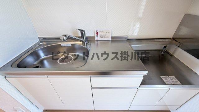 袋井市方丈アパート キッチン