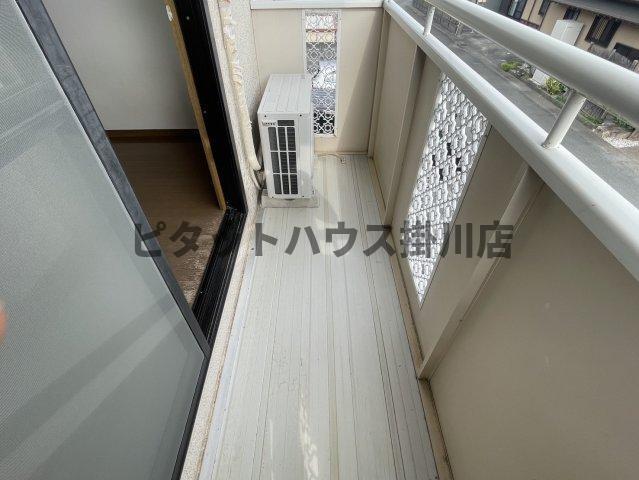 袋井市下山梨アパート バルコニー
