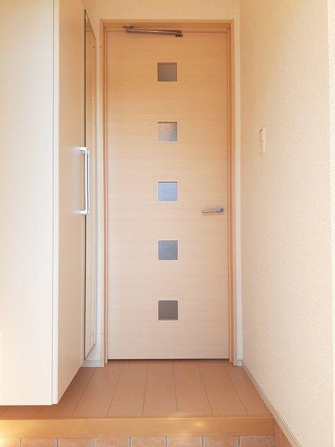磐田市上大之郷アパート 玄関