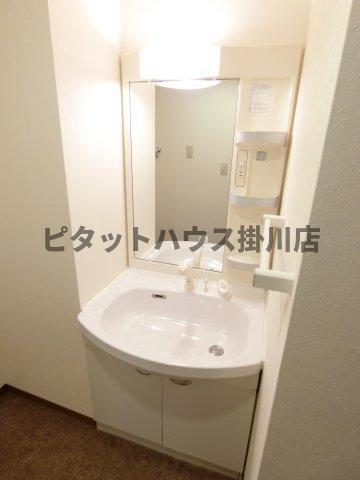 菊川市下平川マンション 洗面