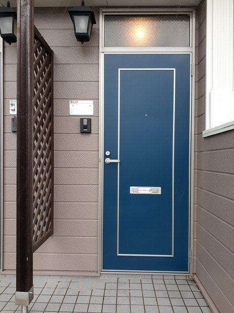 磐田市刑部島アパート 玄関