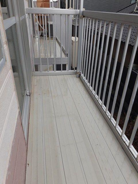 袋井市葵町アパート バルコニー
