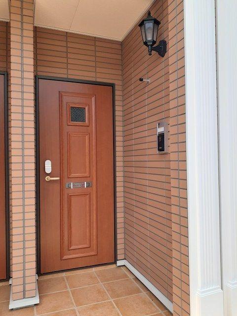 菊川市加茂アパート 玄関