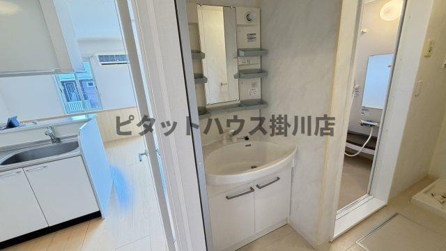 磐田市新貝アパート 洗面