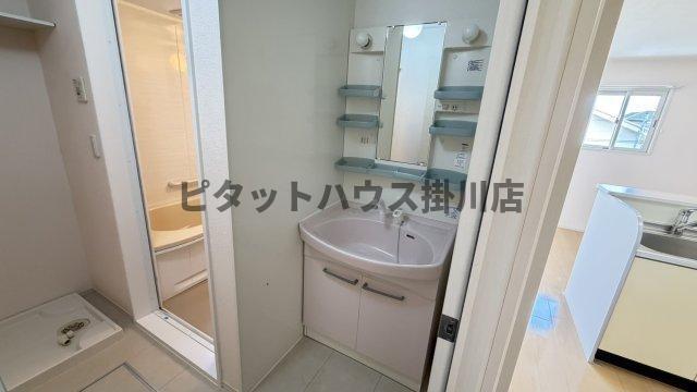 磐田市安久路アパート 洗面