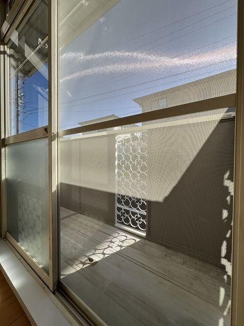 島田市中河町アパート バルコニー