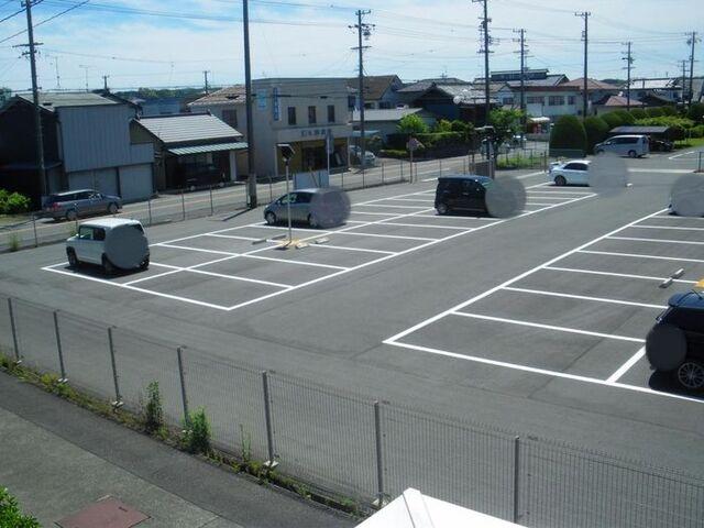 菊川市下平川アパート バルコニー