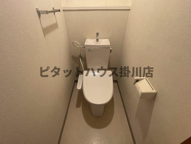 袋井市神長アパート トイレ