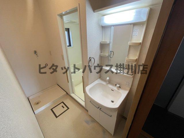 袋井市神長アパート 洗面