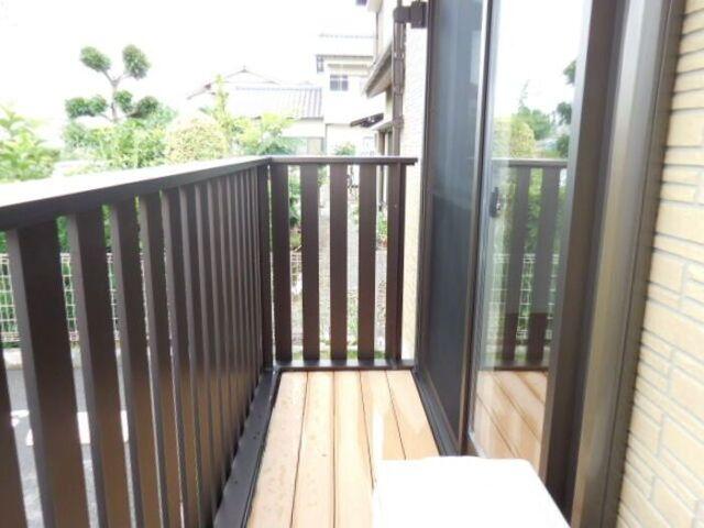 焼津市八楠アパート バルコニー