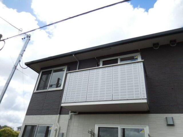 藤枝市高柳アパート バルコニー