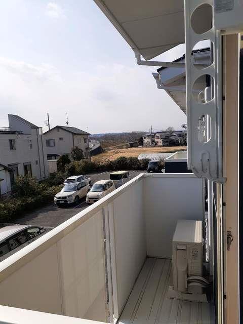 島田市道悦アパート バルコニー