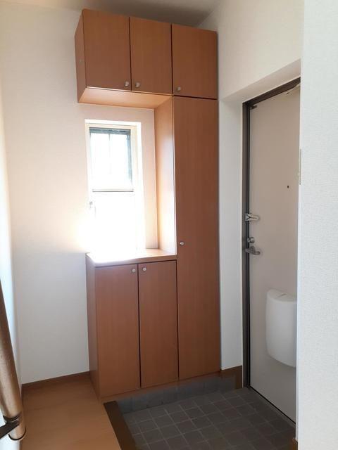 島田市道悦アパート 玄関