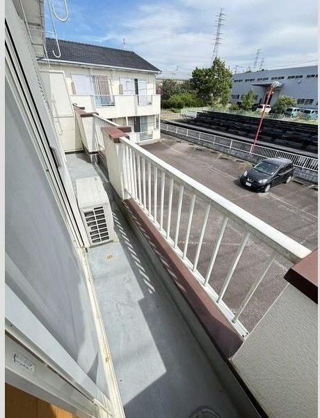 御前崎市佐倉アパート バルコニー