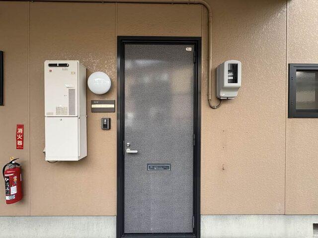 島田市落合アパート 玄関