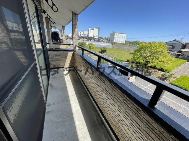 島田市細島アパート バルコニー