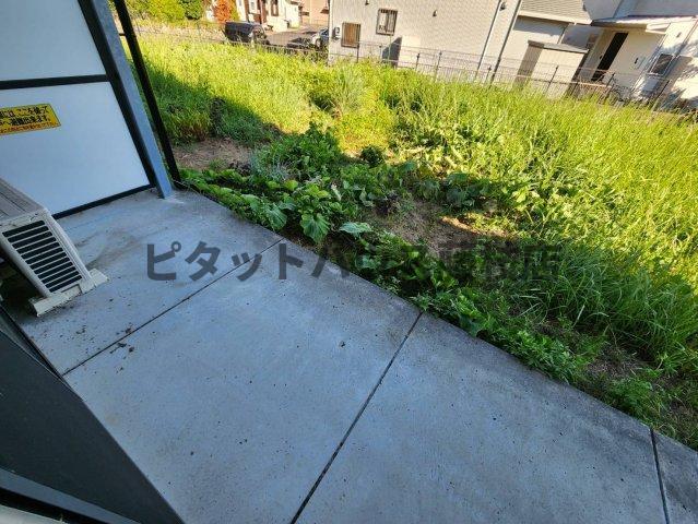 島田市井口アパート 庭