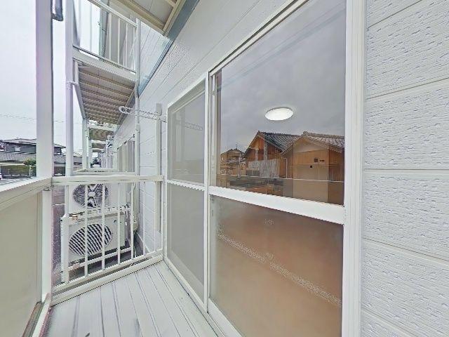 島田市東町アパート バルコニー