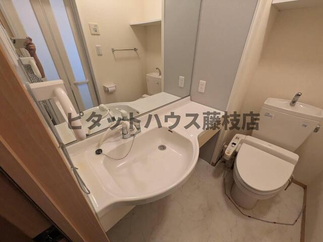 島田市道悦アパート 洗面