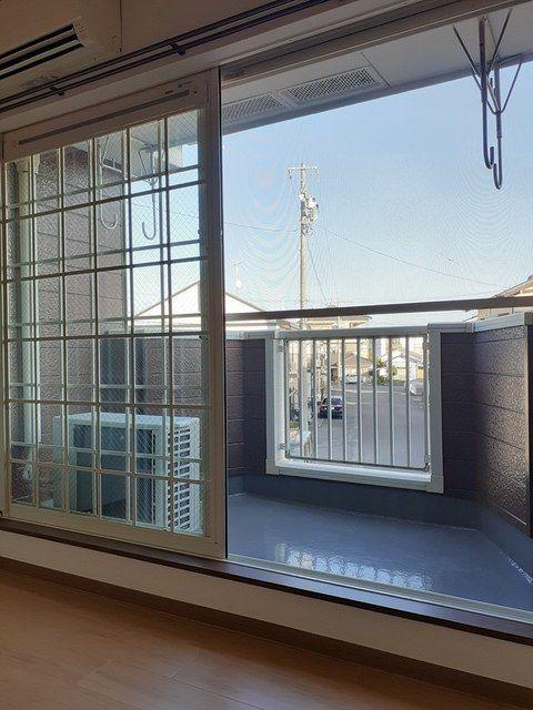 島田市旭アパート バルコニー