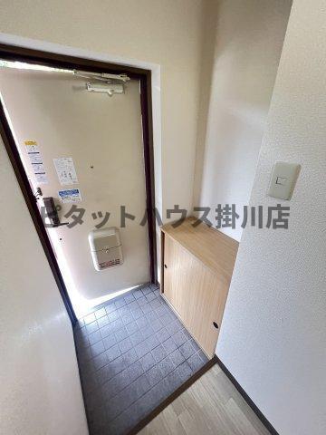 掛川市家代の里マンション 玄関