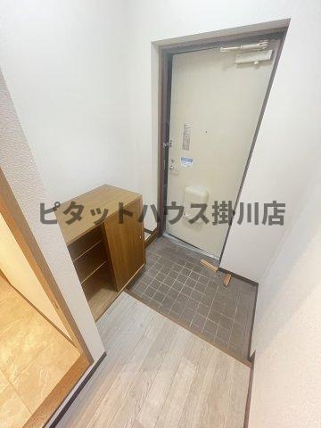 掛川市家代の里マンション 玄関