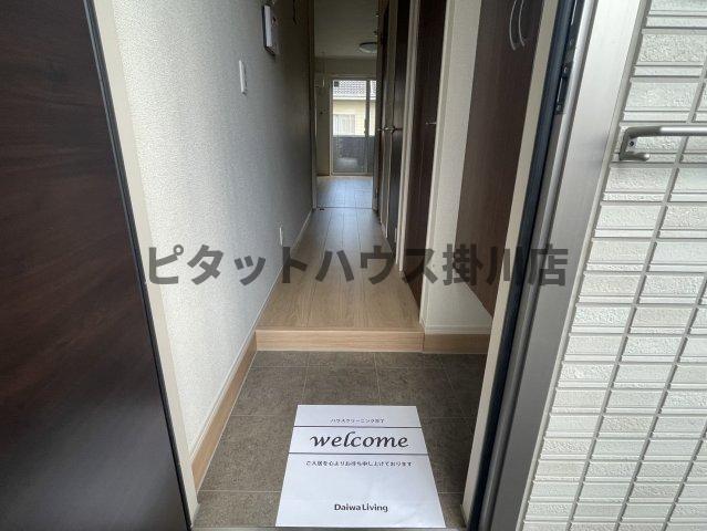 磐田市上大之郷アパート 玄関