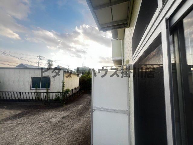 袋井市浅名アパート バルコニー