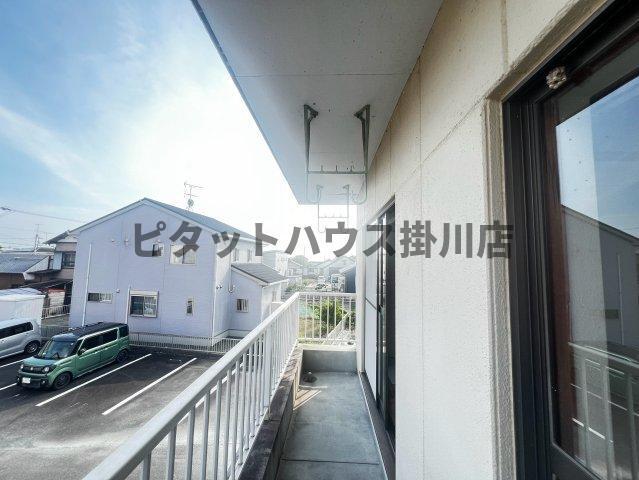 袋井市浅名アパート バルコニー