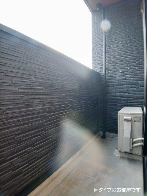 掛川市小鷹町アパート バルコニー