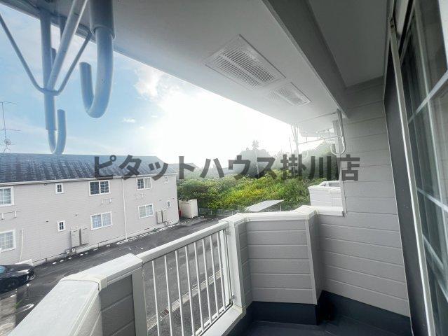 袋井市浅名アパート バルコニー