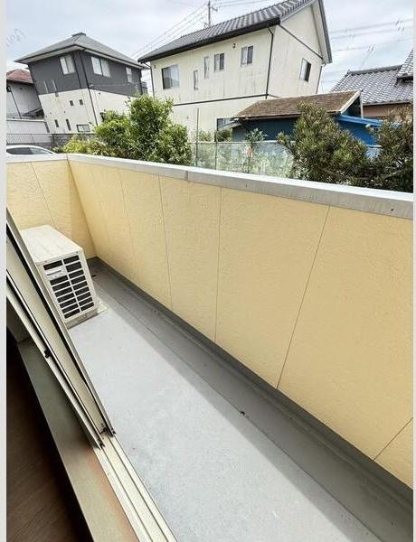 菊川市嶺田アパート バルコニー