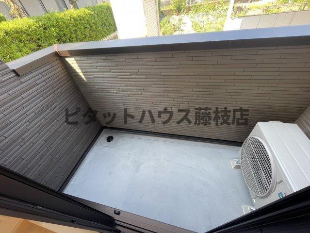 島田市細島アパート バルコニー