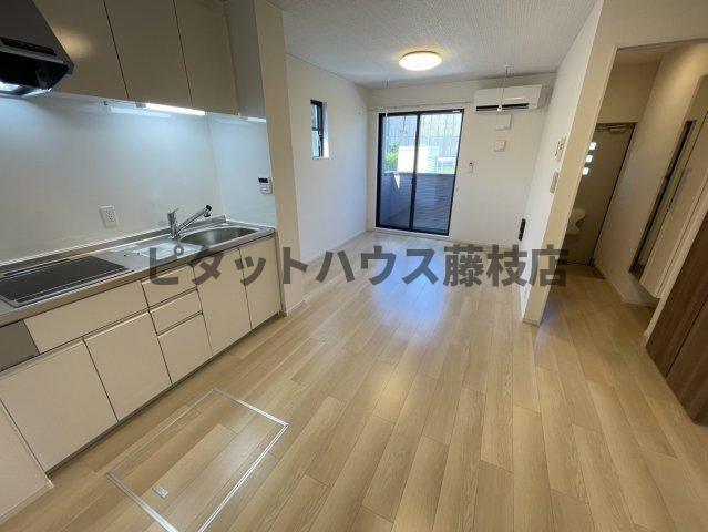 島田市細島アパート リビング