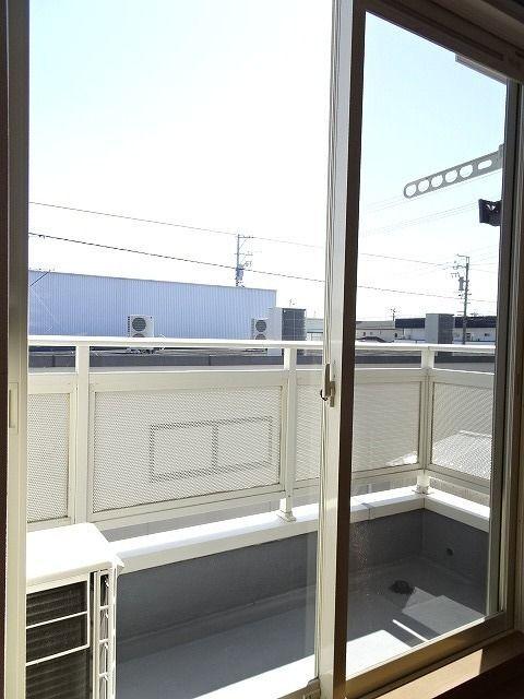 焼津市西小川アパート バルコニー