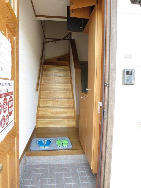 御前崎市池新田アパート 玄関