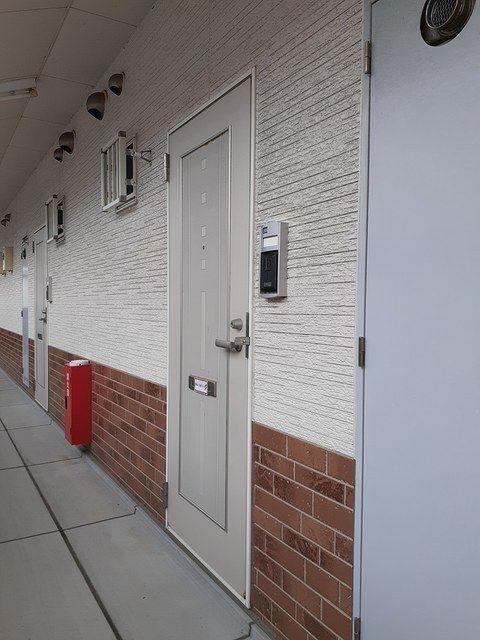 袋井市久能アパート エントランス
