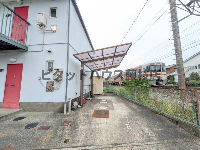 藤枝市下青島アパート 駐車場
