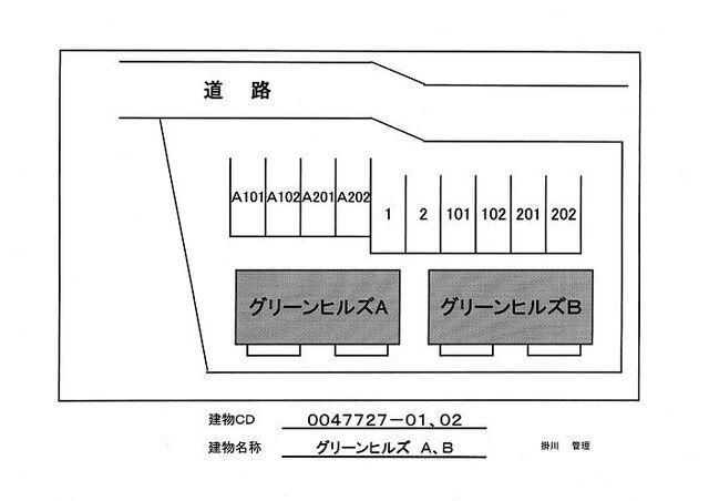 御前崎市池新田アパート 駐車場