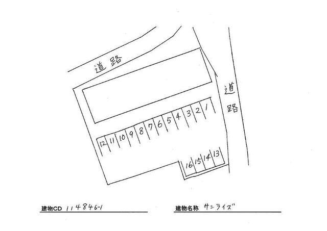 御前崎市白羽アパート 駐車場