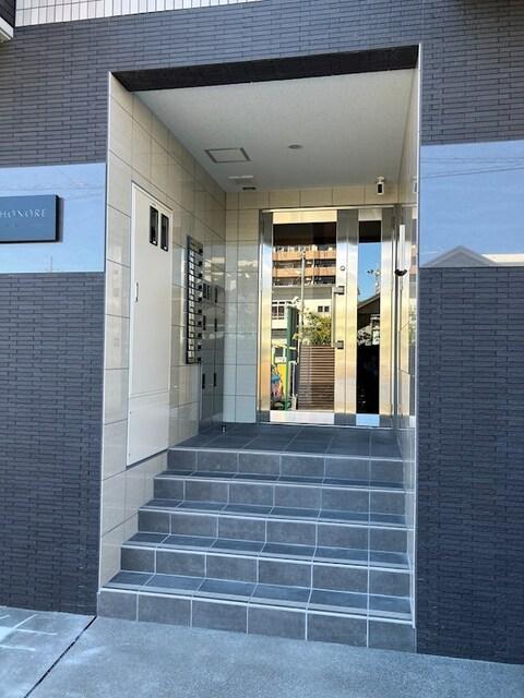 藤枝市駅前マンション エントランス