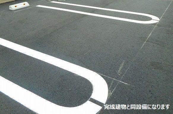 掛川市中宿アパート 駐車場