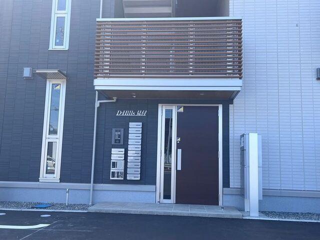 磐田市見付アパート エントランス