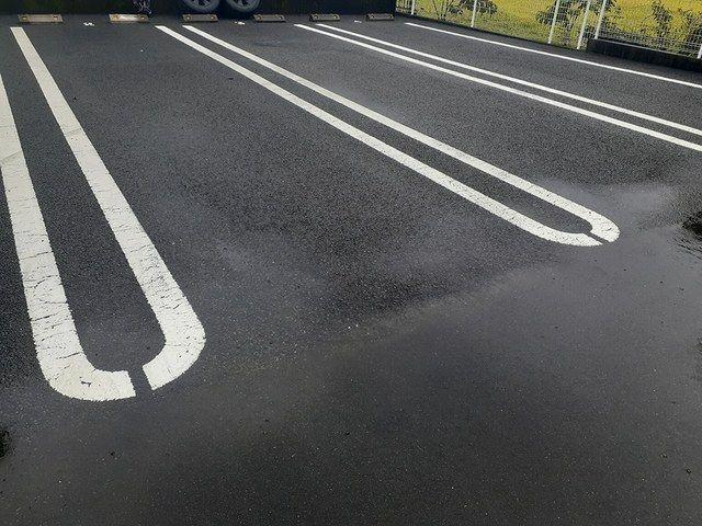 菊川市西方アパート 駐車場