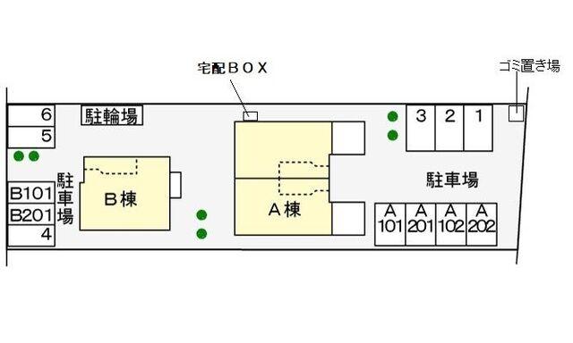 焼津市東小川アパート 駐車場
