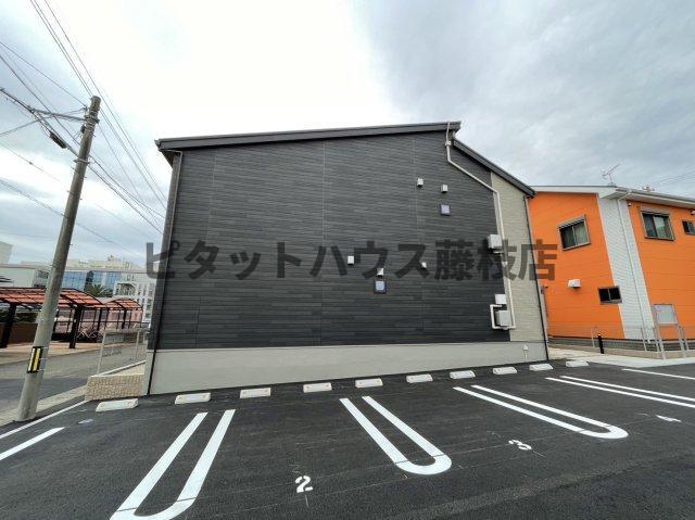 焼津市小川新町アパート 駐車場