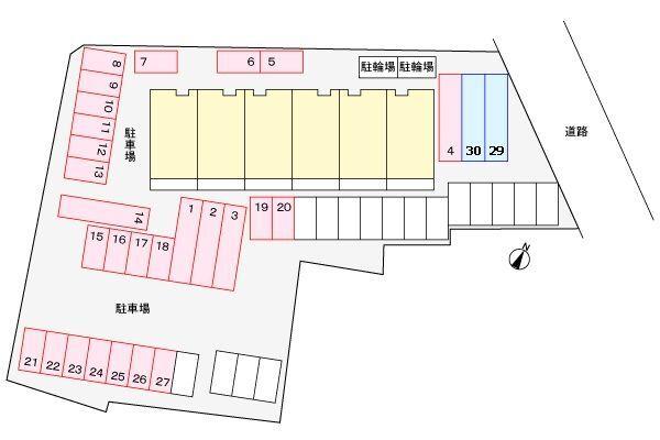 磐田市宮之一色マンション 駐車場