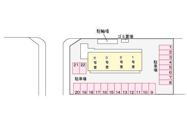 焼津市西小川マンション 駐車場