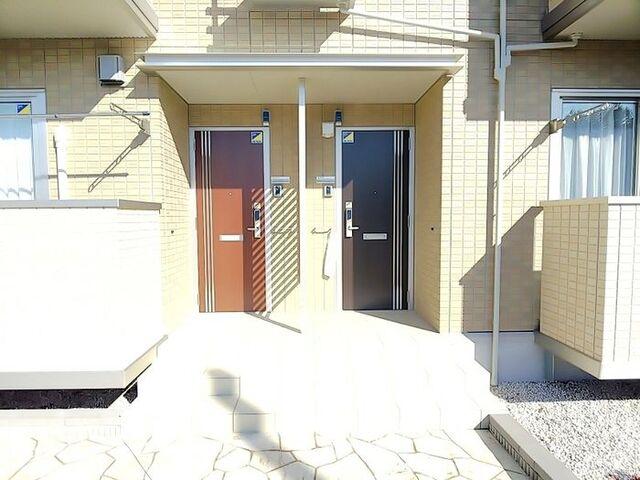 菊川市加茂アパート エントランス