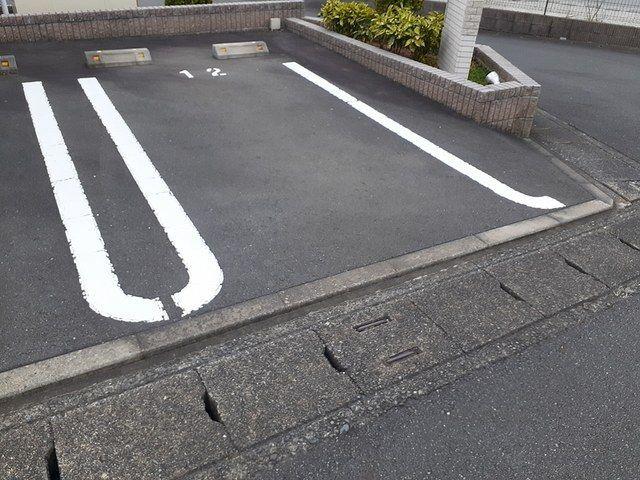 菊川市柳アパート 駐車場